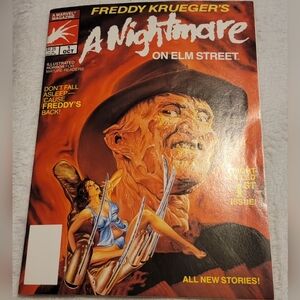 Freddy Krueger's A Nightmare On Elm Street Comic Book part 1 & 2 1989